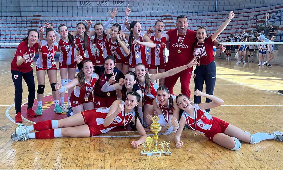 Pionirke Crvene zvezde prvakinje Srbije