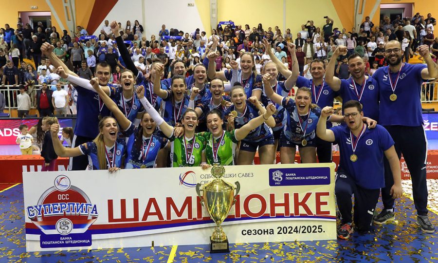 Železničar iz Lajkovca drugi put prvak Srbije, Vanja Ivanović najbolja igračica (MVP) finala