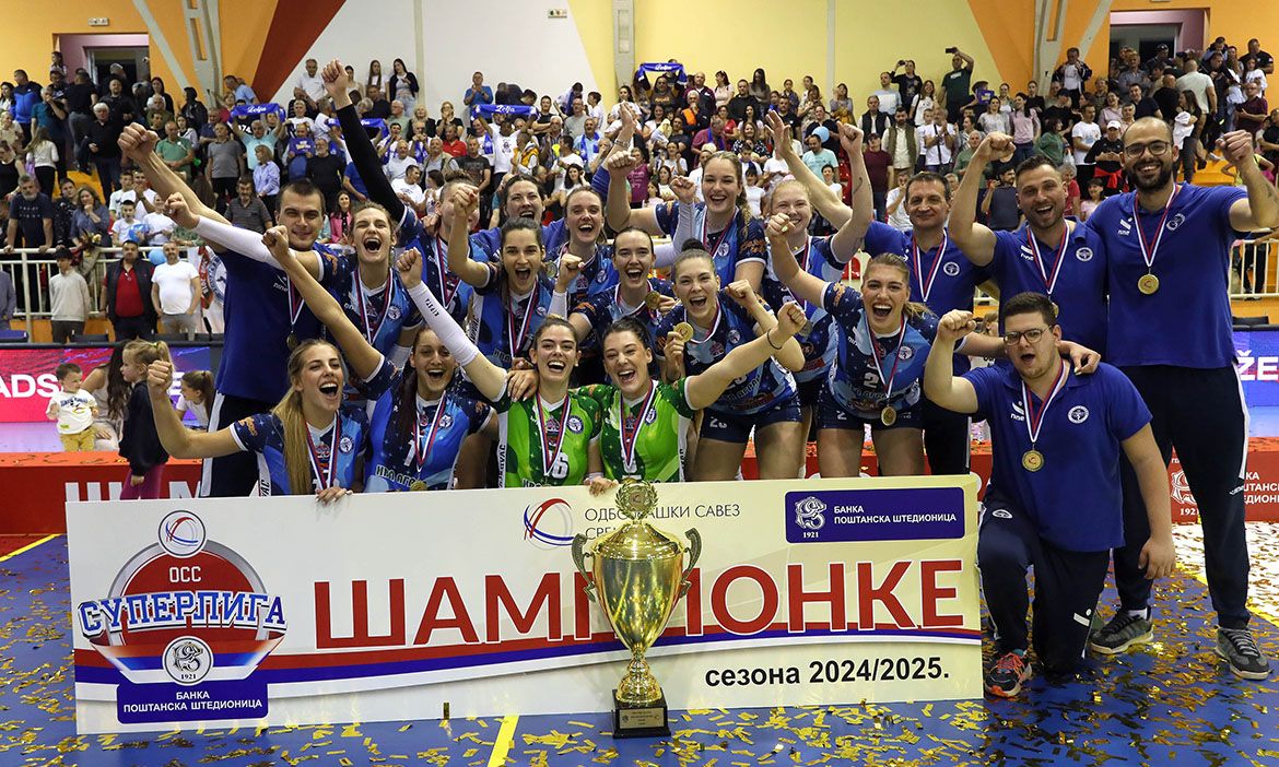 Železničar iz Lajkovca drugi put prvak Srbije, Vanja Ivanović najbolja igračica (MVP) finala