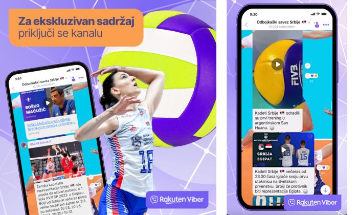 Navijaj za Srbiju na aktuelnim i predstojećim prvenstvima sa Odbojka&scaron;kim i Ko&scaron;arka&scaron;kim savezom na Viberu