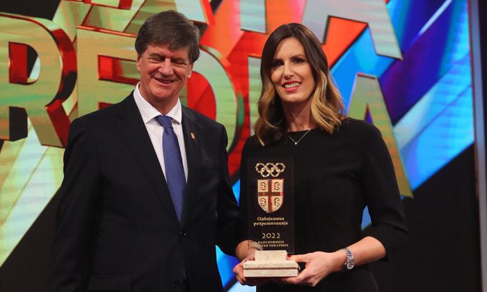 Tijana Bo&scaron;ković najuspe&scaron;nija sportistkinja Srbije u timskim sportovima, seniorke Srbije 12. put najbolji ženski tim u izboru OKS