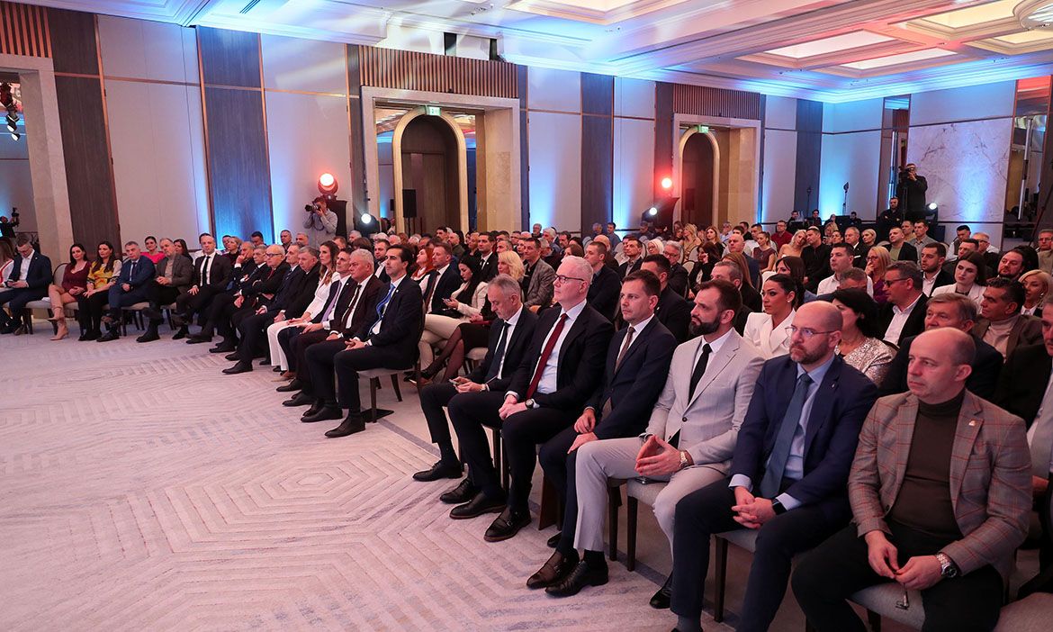 Nagrađeni Ana Mihajlović, Nikola Brborić, Ratko Pavličević i Aleksa Brđović