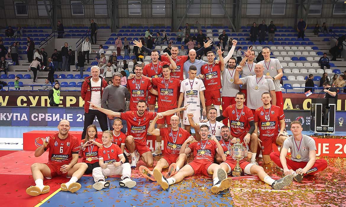 Radnički doo osvojio treći trofej u 2025. – prvi u Superkupu Srbije