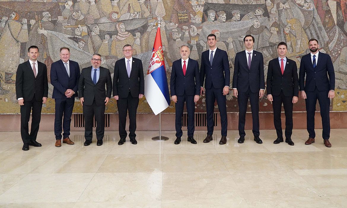 Ministar Gajić priredio prijem za zvaničnike FIVB, CEV i OSS