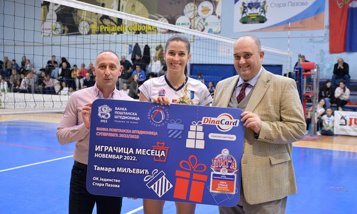 Tamara Miljević najbolja odbojka&scaron;ica u novembru
