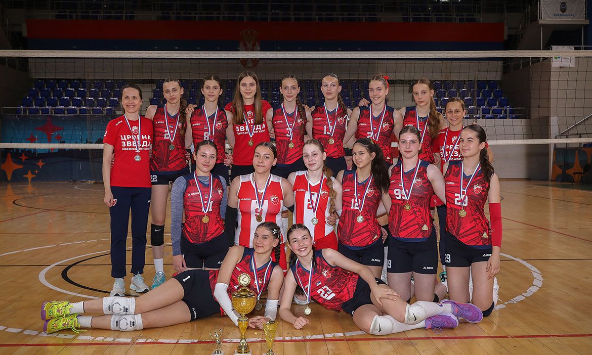 Crvena Zvezda prvak Srbije, srebro za Jedinstvo, bronza za Proleter