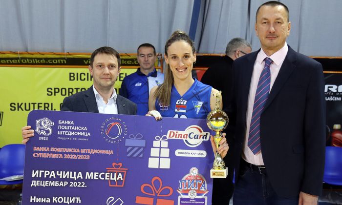 Nina Kocić&nbsp;najbolja odbojka&scaron;ica u decembru